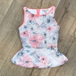 Banana Republic Sequin Peplum Top